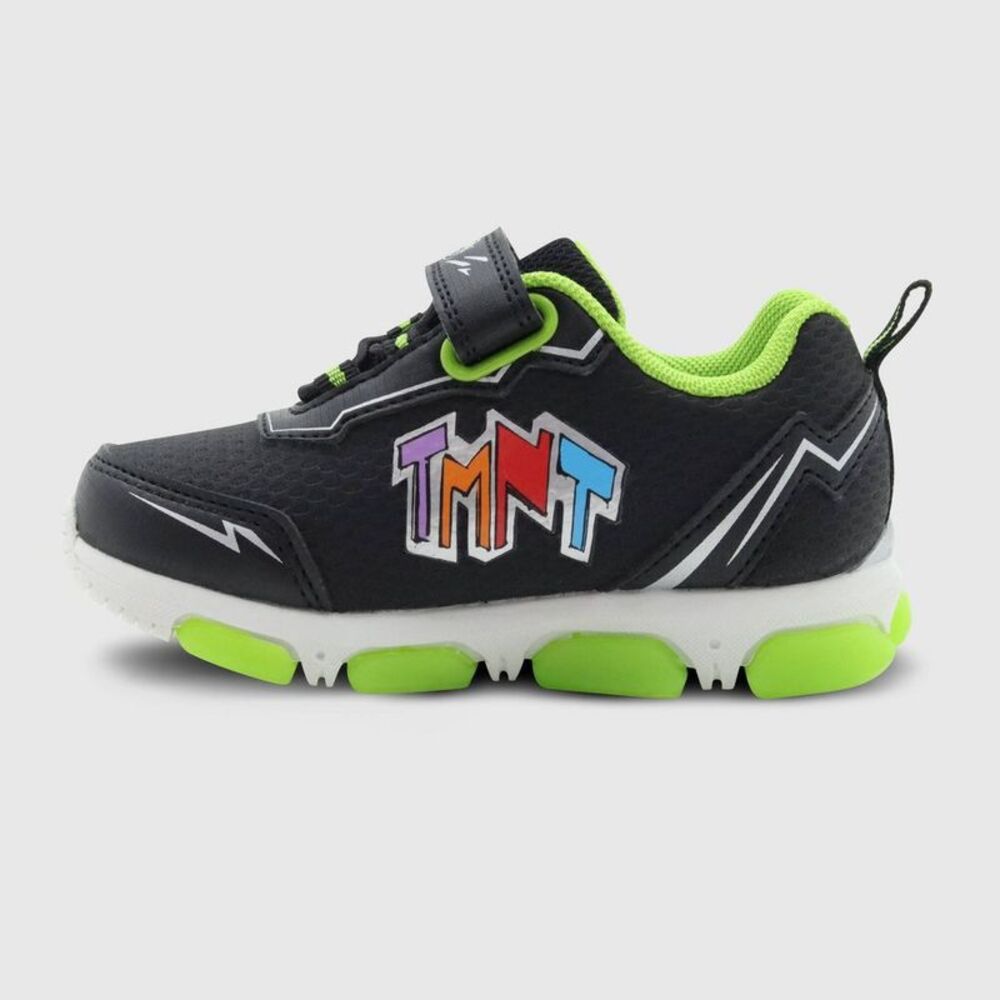 Toddler Disney TMNT Athletic Sneakers - Black 7T - Picture 2 of 4